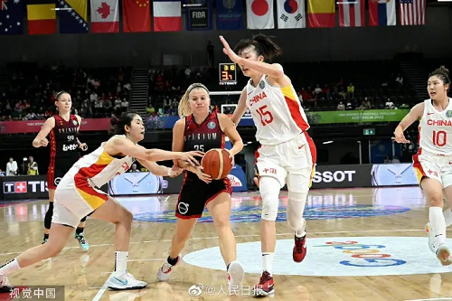 女篮世界杯中国小组第2晋级8强