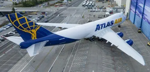 美国波音公司 中国  交付 747飞机