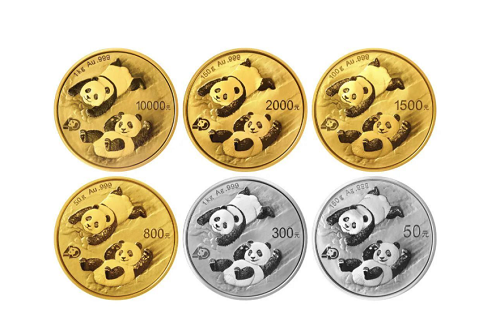 2022版熊猫贵金属纪念币