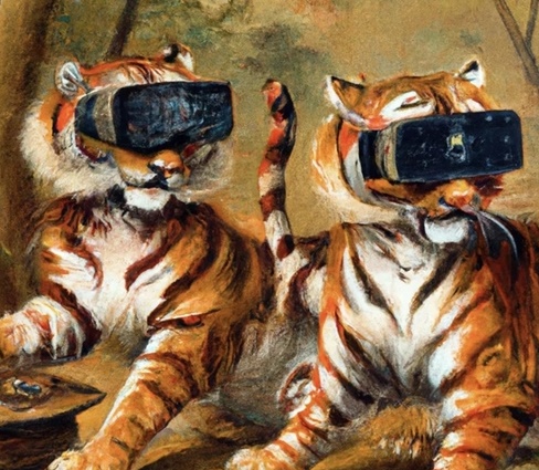 宋朝名画虎戴VR在外网火了 谷歌Imagen神器创作引关注